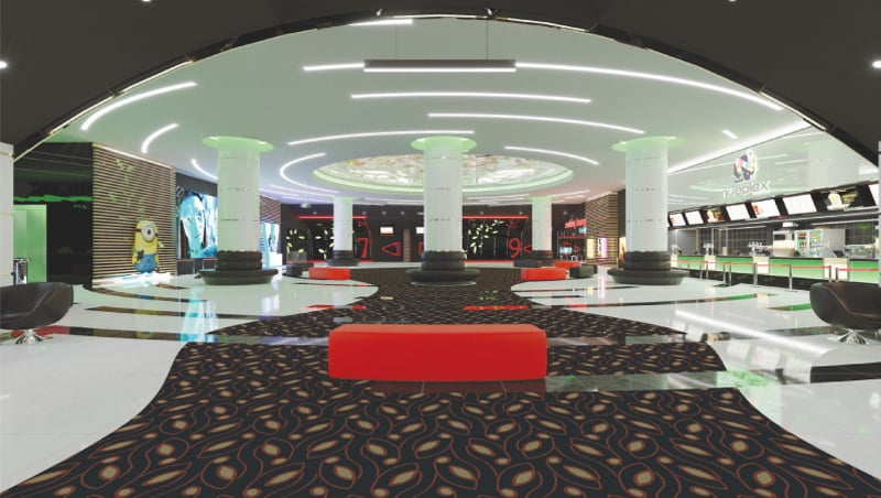 The interior of the new Nueplex at Askari IV