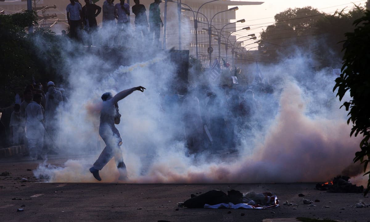 An anti-blaspehmy protest in Lahore in 2012 | Azhar Jafri, White Star