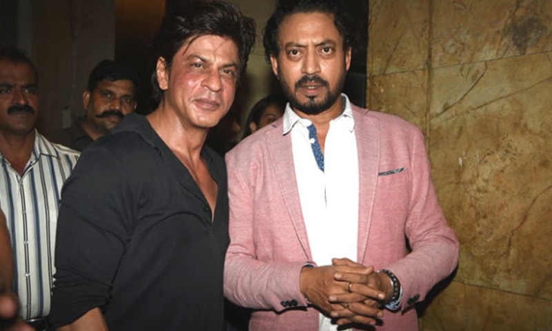 عرفان خان اور شاہ رخ خان ایک دوسرے کے قریبی دوست مانے جاتے ہیں &mdash;۔