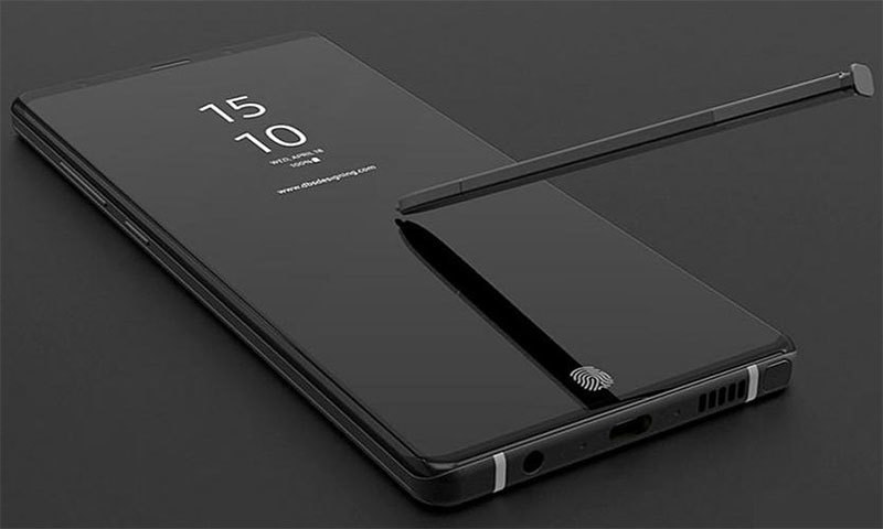 نوٹ 9 کا کانسیپٹ ڈیزائن — فوٹو بشکریہ فوربس نوٹ 9 کا کانسیپٹ ڈیزائن — فوٹو بشکریہ فوربس