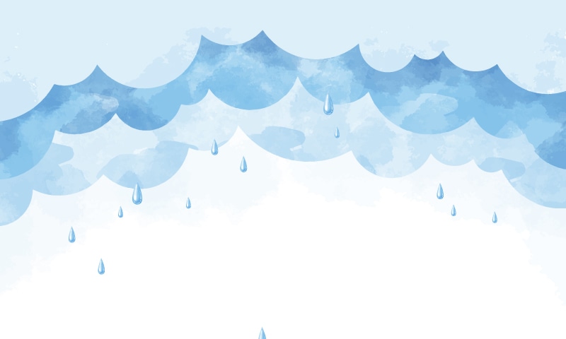 rain page border