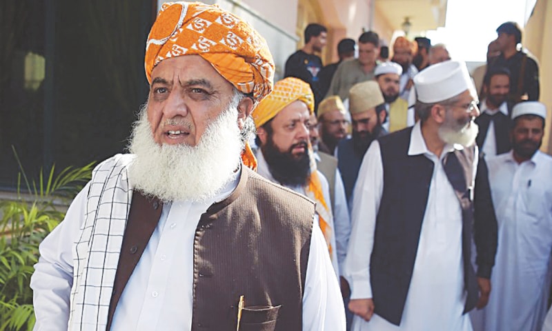 Maulana Fazlur Rahman is president of the Muttahida Majlis-i-Amal, a coalition which ruled the then North-West Frontier Province during Gen Pervez Musharraf’s regime. Afzal’s short synopsis of the party’s rule leaves one wanting more | Dawn file photo