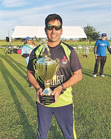 JAN Nisar Khan ... shining in US cricket circuit.