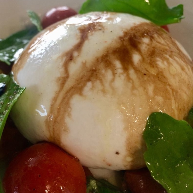 Sadly, the burrata didn't taste fresh which was a bummer