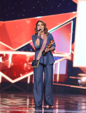 Hadiqa Kiani won the Most Stylish Performer, Female award