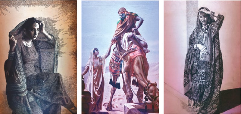 Some of the artworks put up on display.&mdash;White Star