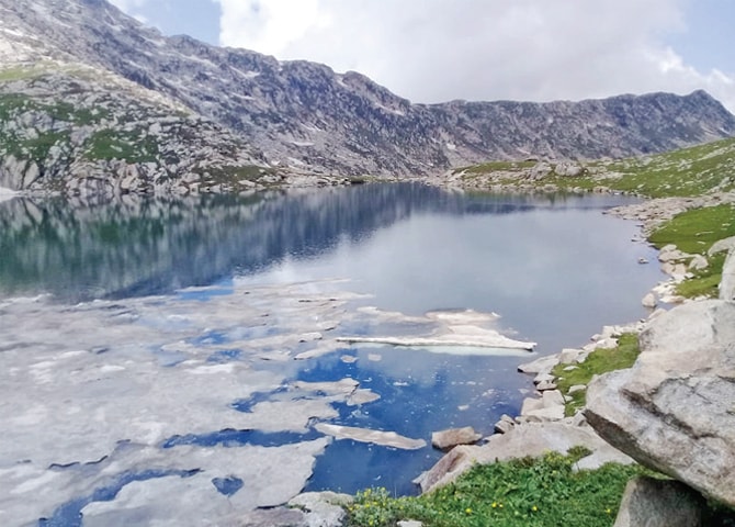 An enchanting view of Sadgai Lake, Upper Dir. — Dawn