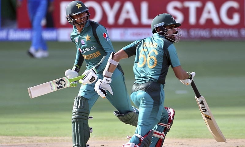 Azam and Malik run between the wickets — AP