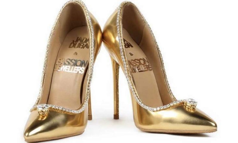 دنیا کے مہنگے ترین جوتوں کا ڈیزائن &mdash; فوٹو بشکریہ جادا دبئی