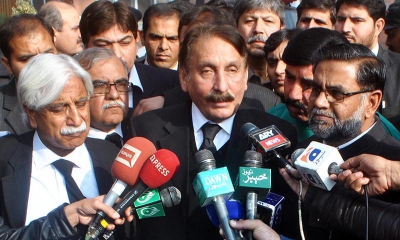Former chief justice of Pakistan Chaudhry Iftikhar. &mdash; Photo/File
