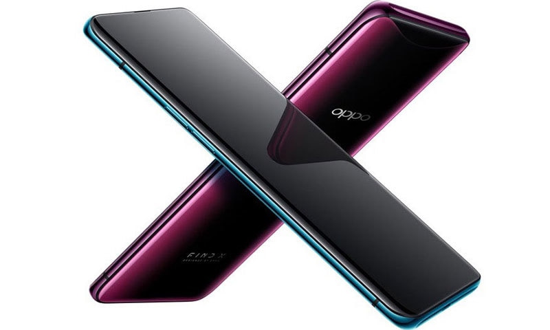 پہلی بار دوہرے ہندسے پر مشتمل ریم والا فون جلد سامنے آنے والا ہے، اوپر تصویر میں اوریجنل فائنڈ ایکس کو دکھایا گیا ہے&mdash; فوٹو بشکریہ اوپو