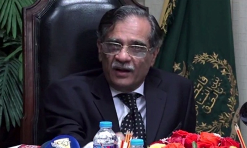 Chief Justice of Pakistan (CJP) Mian Saqib Nisar. —File Photo