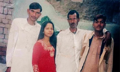 Asia Bibi with her family — File