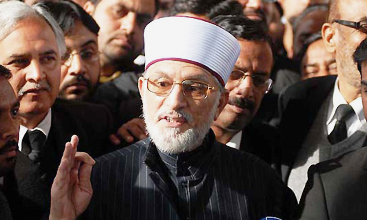 Pakistan Awami Tehreek chief Tahirul Qadri. ─ File photo