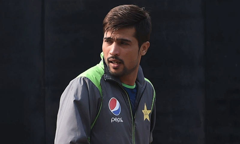 Stunned by his recent axing from the national team, Pakistan&rsquo;s once-trusted strike weapon Mohammad Amir hit back at his critics in an emphatic manner by taking a five-for as Sui Southern Gas Company Limited (SSGC) recorded a resounding victory in the Quaid-i-Azam Trophy National Cricket Championship on Monday. &mdash; File Photo