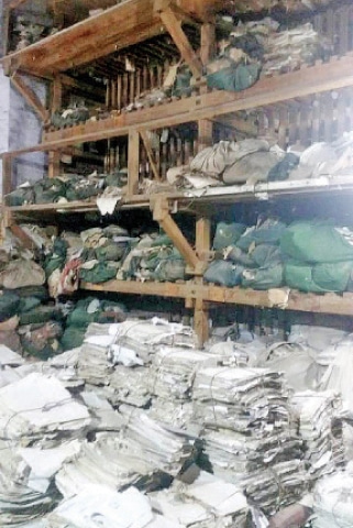 The record room of the Rawalpindi district was established by the British in 1860 and the cases decided by magistrates, civil judges, naib tehsildars and district collectors are housed here.