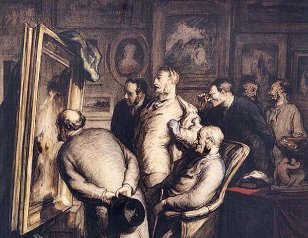 The Critics (1862), Honoré Daumier