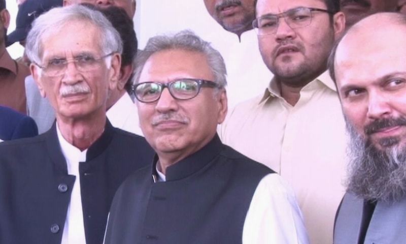 President Arif Alvi &mdash; DawnNewsTV/File