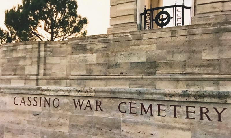 The war cemetry at Cassino, Italy | Photos by the writer