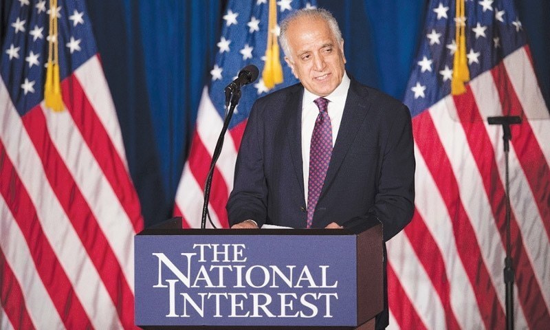 US special envoy for peace in Af­­g­hanistan Zalmay Khalilzad. —AP/File photo