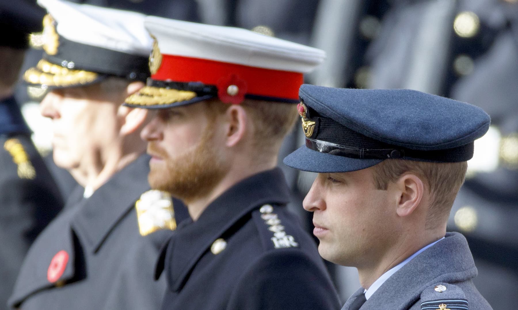 Britain's Prince Andrew, Duke of York (L), Britain's Prince Harry, Duke of Sussex and Britain's Prince William, Duke of Cambridge stand at the Cenotaph during the Remembrance Sunday ceremony on Whitehall in central London, on November 11, 2018. —AFP Britain's Prince Andrew, Duke of York (L), Britain's Prince Harry, Duke of Sussex and Britain's Prince William, Duke of Cambridge stand at the Cenotaph during the Remembrance Sunday ceremony on Whitehall in central London, on November 11, 2018. —AFP