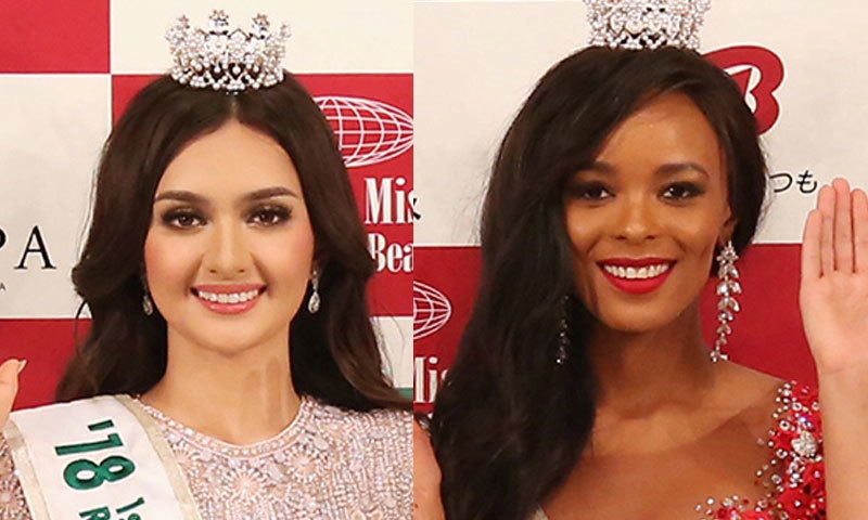 پہلی اور دوسری رنر اپ—فوٹو: مس انٹرنیشنل