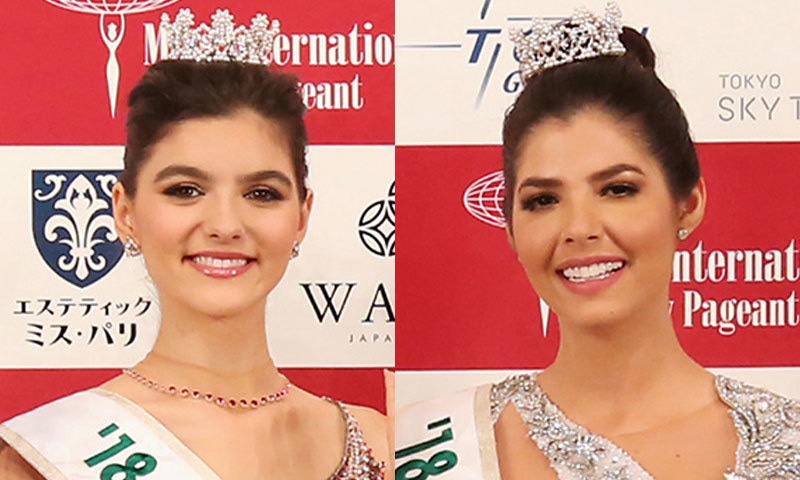 تیسری اور چوتھی رنر اپ—فوٹو: مس انٹرنیشنل