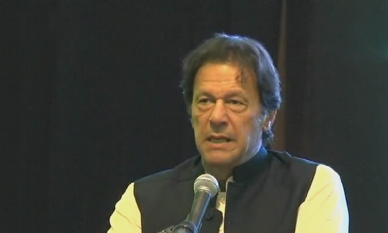 Prime Minister Imran Khan speaks to Pakistani community in Malaysia. — DawnNewsTv