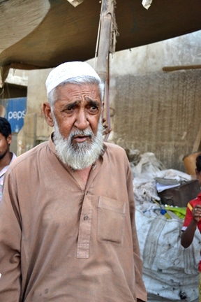 Chacha owns a small storage space in Mujahid Colony where he stores and recycles scrap.