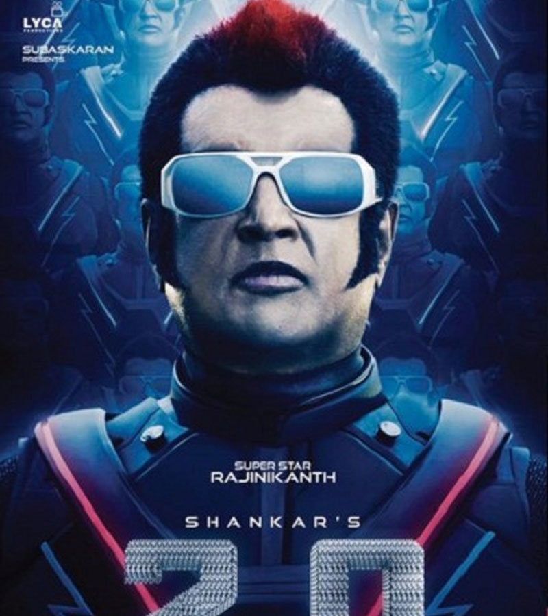 رجنی کانت اس فلم میں بھی روبوٹ کے روپ میں نظر آئے ہیں&mdash;اسکرین شاٹ