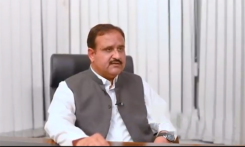 Punjab Chief Minister Usman Buzdar. ─ Photo courtesy Usman Buzdar Twitter