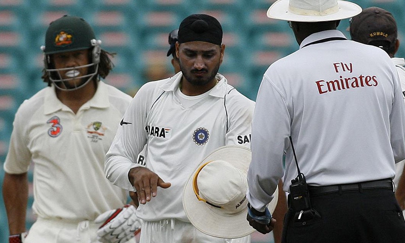 Harbhajan Singh and Andrew Symonds had a falling out during a 2008 Test match. — File