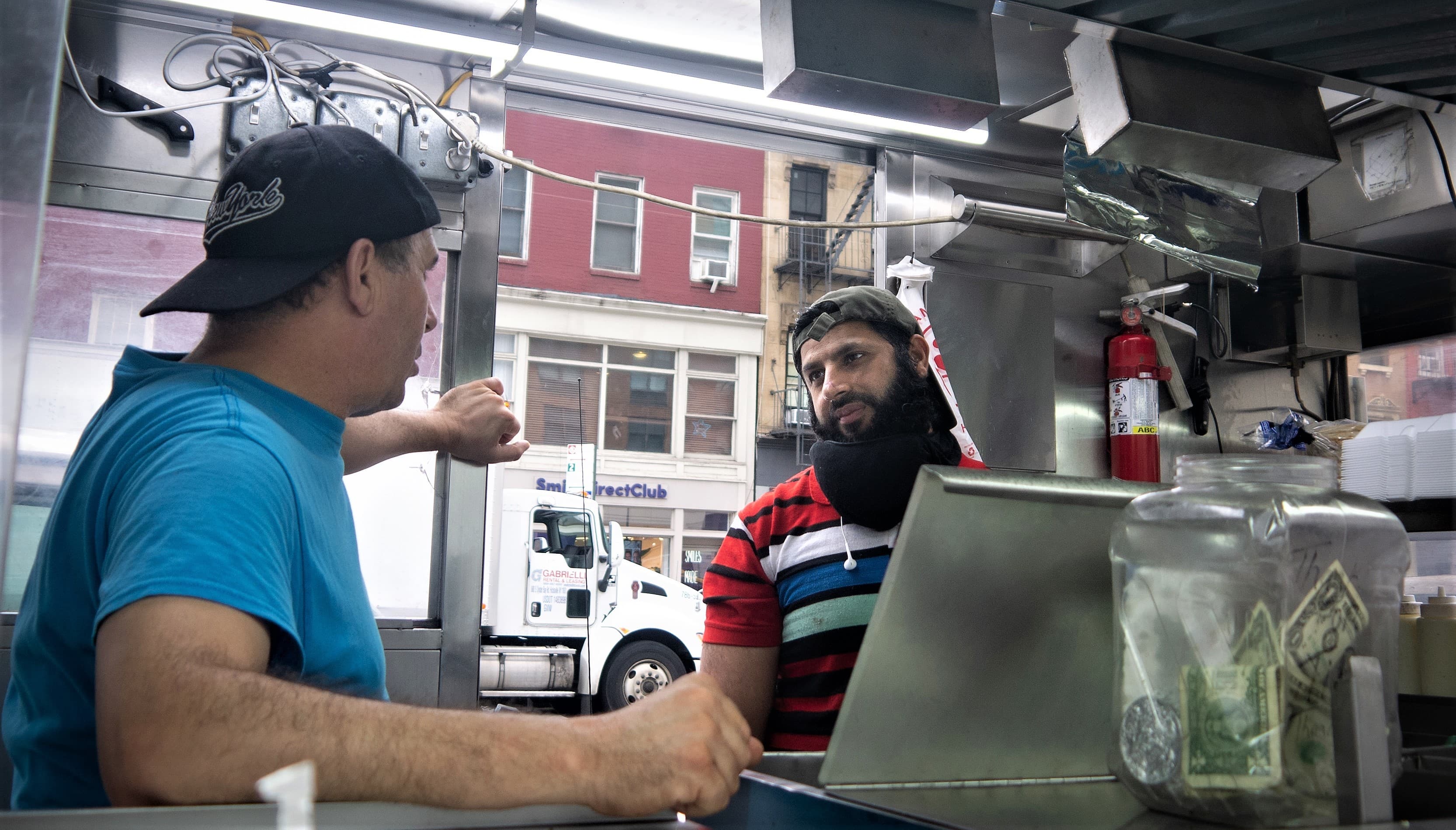 During Adnan's shift he is usually joined by a worker who is also an immigrant from Morocco.