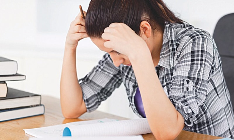 Negative stress stops students from performing better