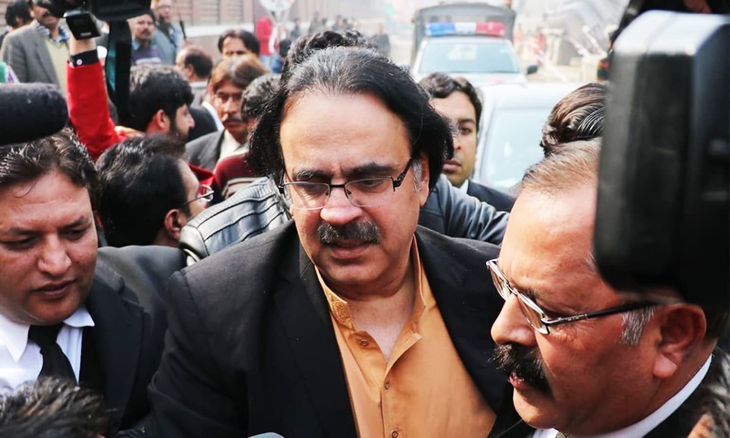 Dr Shahid Masood appears at court for a hearing. — File