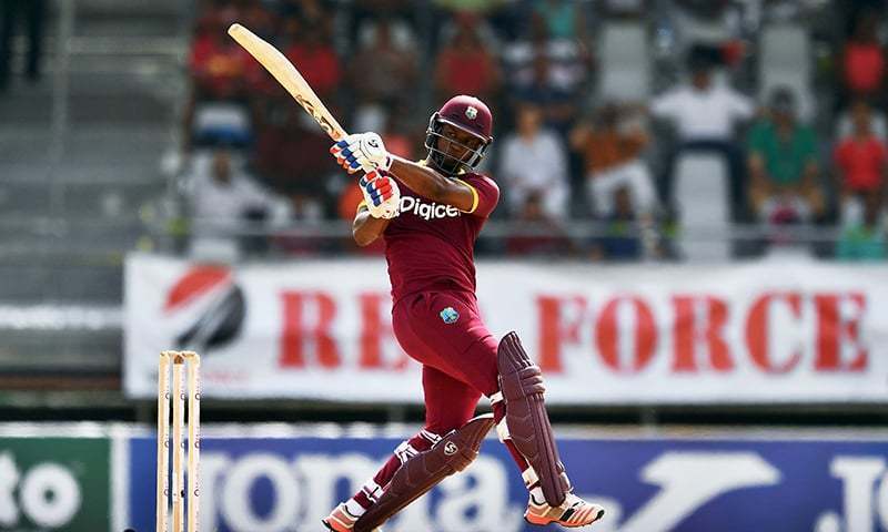 West Indies opener Evin Lewis.&mdash; AFP/File