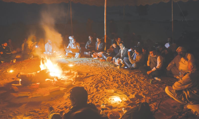 A typical mach kachehri in the Thar desert. / Photos by Fahim Siddiqi / White Star