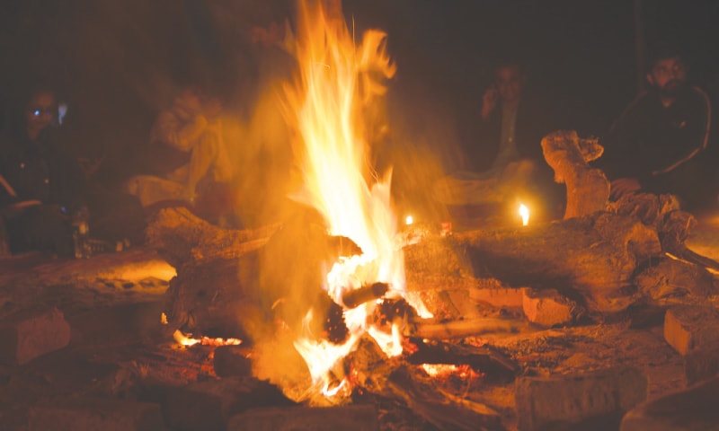 They use big and thick logs for the fire to burn bright and to burn for long. / Photos by Fahim Siddiqi / White Star