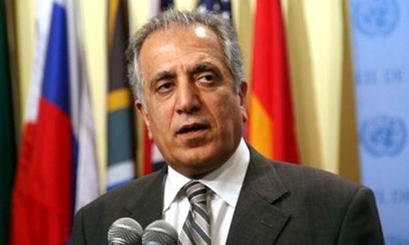 US special envoy Zalmay Khalilzad is leading an intraagency delegation and will visit Pakistan, Afghanistan, India and China. — File photo