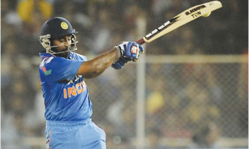 India batsman and part-time offspinner Ambati Rayudu has been reported for a suspect bowling action during his side's one-day international match against Australia in Sydney on Saturday.  &mdash; Photo courtesy BCCI/File