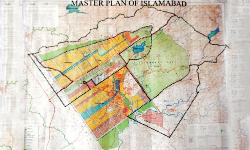 A Greek firm, Doxiadis, prepared the master plan in 1960 with the suggestion for its revision after every 20 years. ─ File photo by Kashif Abbasi