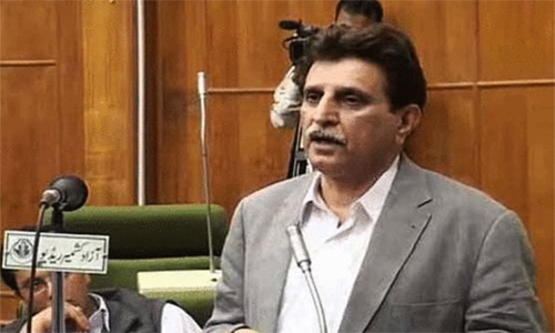 AJK Prime Minister Raja Farooq Haider says his government has taken serious stock of environmental, economic impact of NJHP. — File photo