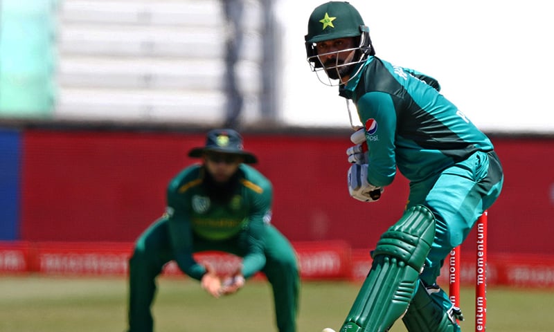 Mohammed Hafeez of Pakistan bats during the 2nd ODI match between South Africa and Pakistan held at the Kingsmead Cricket Stadium in Durban on January 22, 2019. — AFP