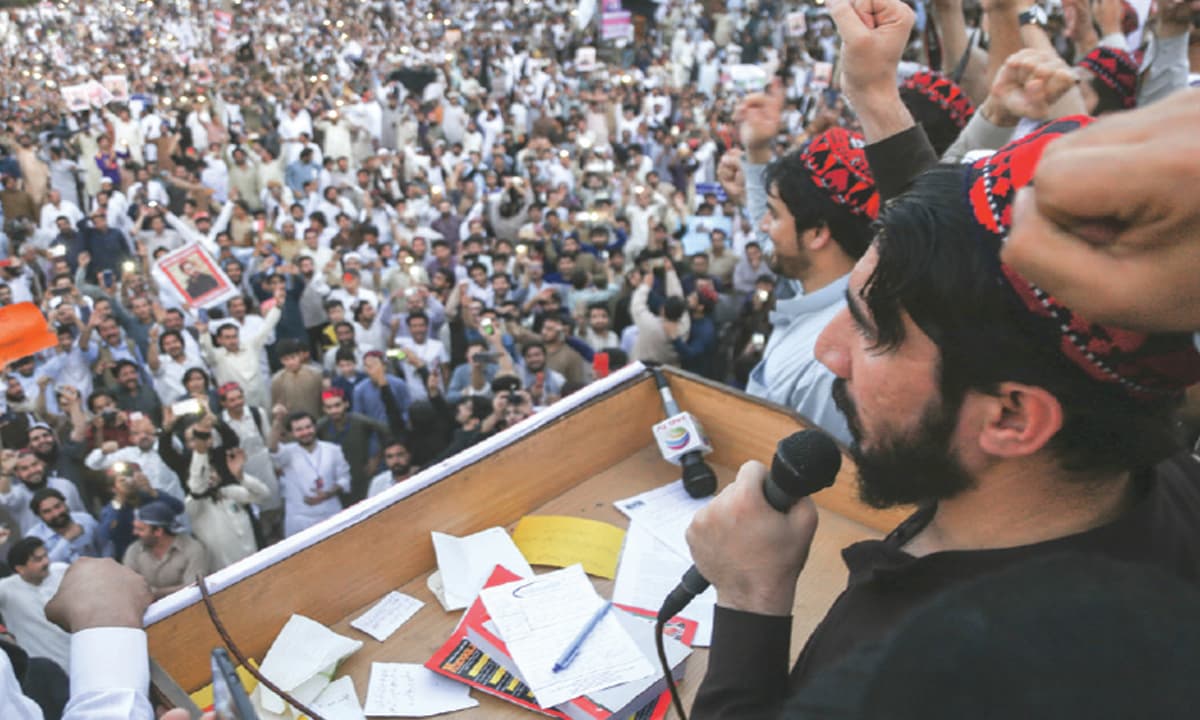 A Pashtun Tahafaz Movement rally in Lahore| Aun Jafri, White Star