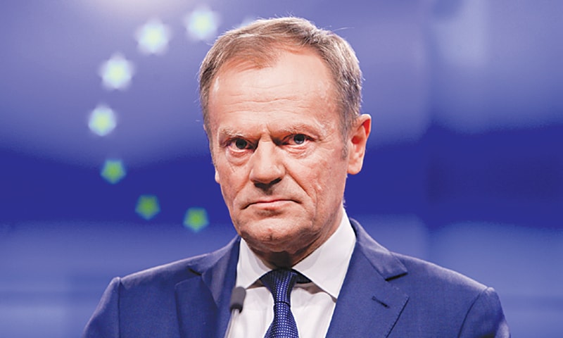 European Council President Donald Tusk.&mdash;AFP