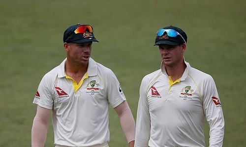 Former Test captain Steve Smith and vice-captain David Warner will become eligible for state and international cricket on March 29. &mdash; File photo