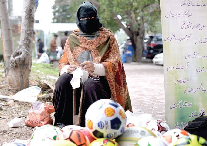 Abida Parveen, 36, football vendor