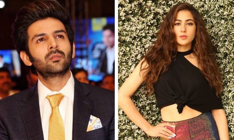 کارتک آرین اور سارہ علی خان دونوں نے کافی ود کرن سیزن 6 میں ڈیبیو کیا &mdash;فوٹو/ اسکرین شاٹ