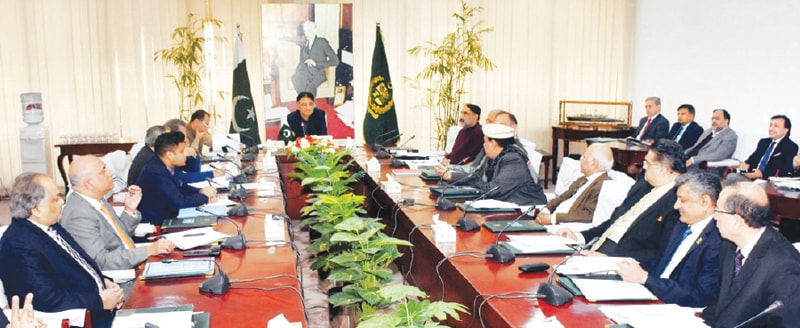 ISLAMABAD: Finance Minister Asad Umar is chairing a meeting of the Economic Coordination Committee of the Cabinet on Tuesday.—APP