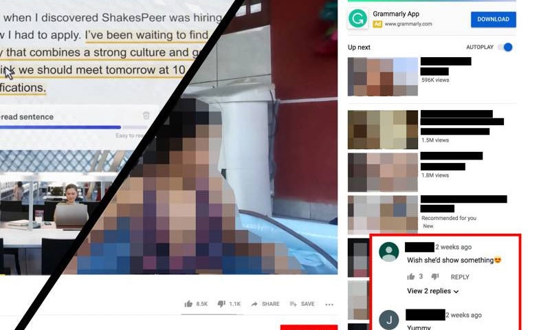 یوٹیوب کا الگورتھم سسٹم صارف کو مزید نازیبا ویڈیو دیکھنے کی تجویز بھی دیتا ہے، رپورٹ&mdash;فوٹو: وائرڈ